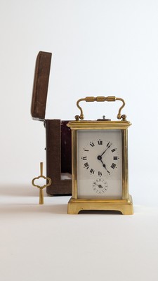 PENDULE DE VOYAGE dite D’OFFICIER dans sa...