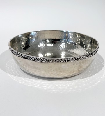 CORBEILLE en argent (925) de forme circulaire...