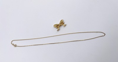 CHAÎNE en or (750) à mailles forçat.