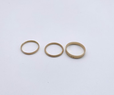 TROIS ALLIANCES en or (750).