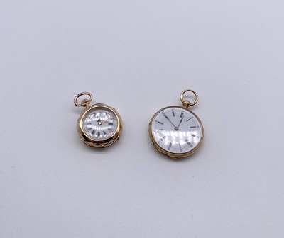 DEUX MONTRES de col avec cache-poussière...