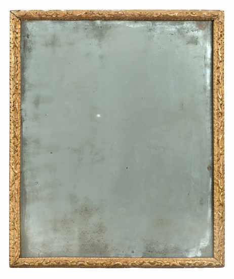 MIROIR rectangulaire au mercure dans un cadre...