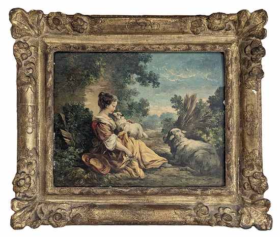 D'après François BOUCHER ou Jean-Baptiste...