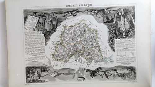 V. LEVASSEUR, Atlas National illustré des...