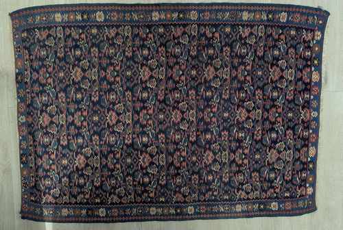 PETIT TAPIS Kilim rectangulaire en laine...