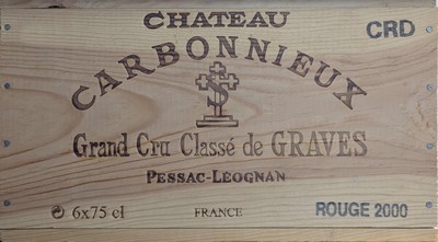 6 Blles CH. CARBONNIEUX, Graves, GCC, 20...