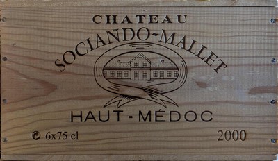 6 Blles CH. SOCIANDO-MALLET, Haut-Médoc,...