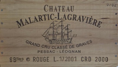 6 Blles CH. MALARTIC-LAGRAVIERE, Graves,...