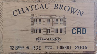 12 Blles CH. BROWN, Pessac-Léognan, 2005