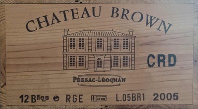 12 Blles CH. BROWN, Pessac-Léognan, 2005