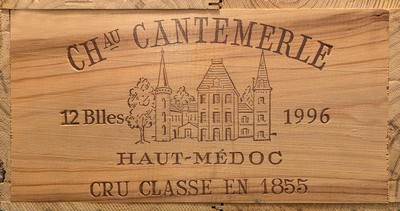 12 Blles CH. CANTEMERLE, Haut-Médoc, CC,...