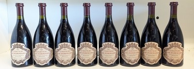 8 Blles CH. de POMMARD, Pommard, 1990.