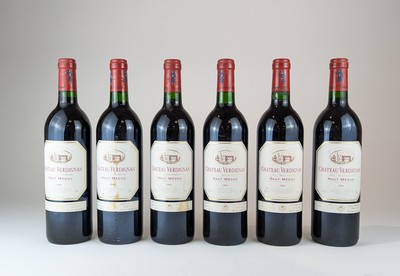 6 Blles CH. VERDIGNAN, Haut-Médoc, cru bourgeois,...