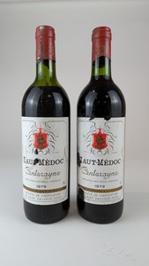 2 Blles CANTERAYNE, Haut-Médoc, 1979.