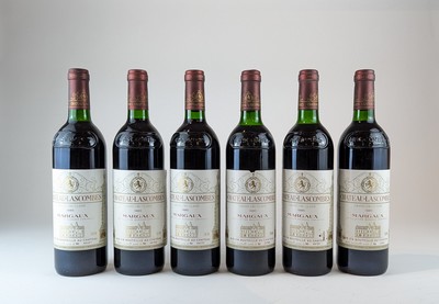 6 Blles CH. LASCOMBES, Margaux, GCC, 198...