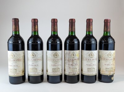 6 Blles CH. LASCOMBES, Margaux, GCC, 198...