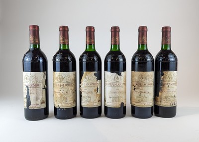 6 Blles CH. LASCOMBES, Margaux, GCC, 198...
