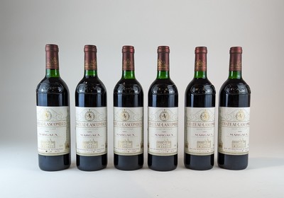 6 Blles CH. LASCOMBES, Margaux, GCC, 198...
