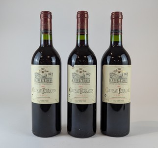 3 Blles CH. FERRANDE, Graves, 1997.