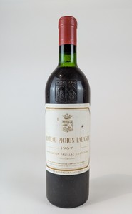 1 Blle CH. PICHON LALANDE, Pauillac, 196...